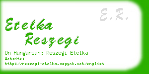 etelka reszegi business card